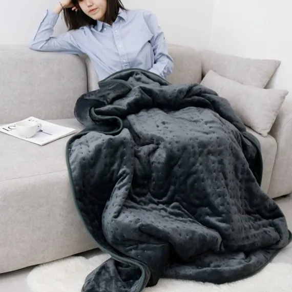 닥터김강 프리미엄 극세사 전기담요 딥그레이