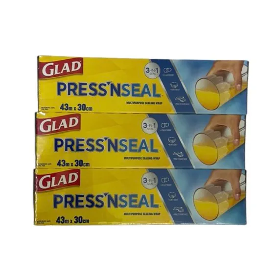 글래드 프레스앤씰 매직랩 점보형 30cm x43m 3개묶음 세트