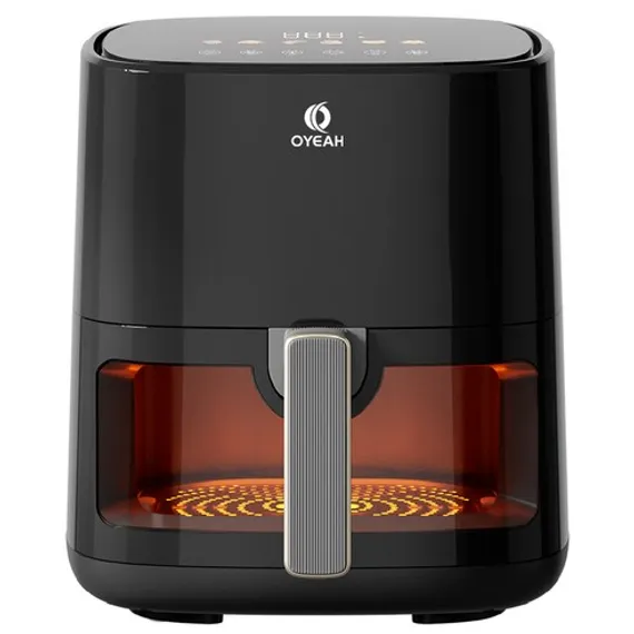 OYEAH 저소음 에어프라이어 5.0L 투명 시각화 창