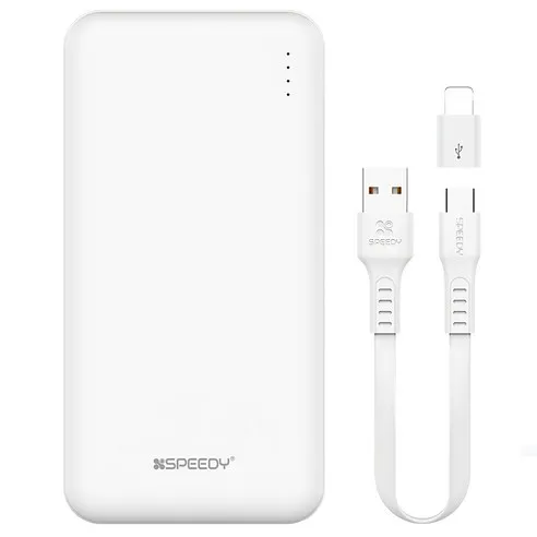 스피디 슬림 듀얼 보조배터리 10000mAh - 8,500원 가성비 끝판왕 (2026 리뷰)