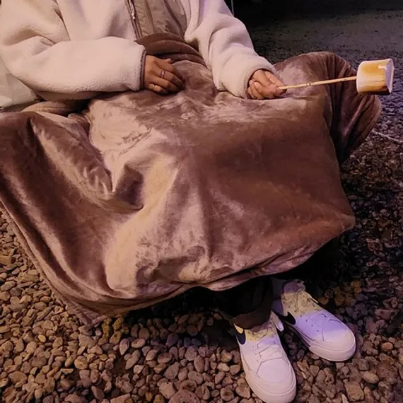 비타그램 USB 그래핀 담요 브라운 컬러