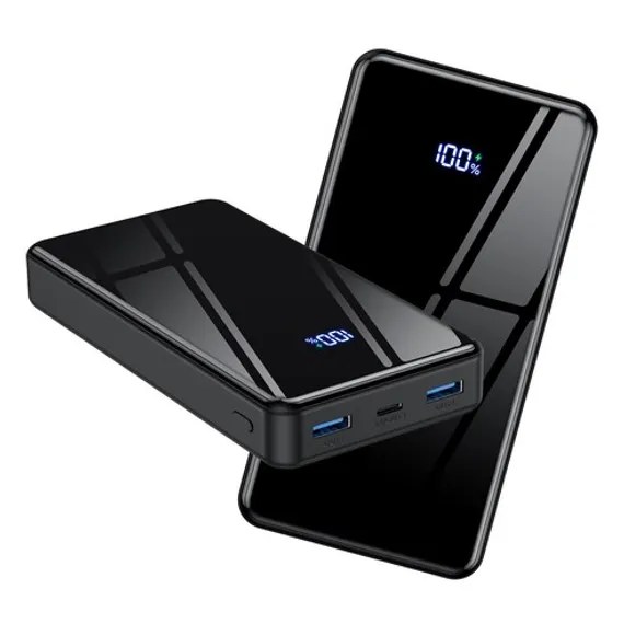 YINTO JM5 30000mAh 보조배터리 블랙 컬러 전면